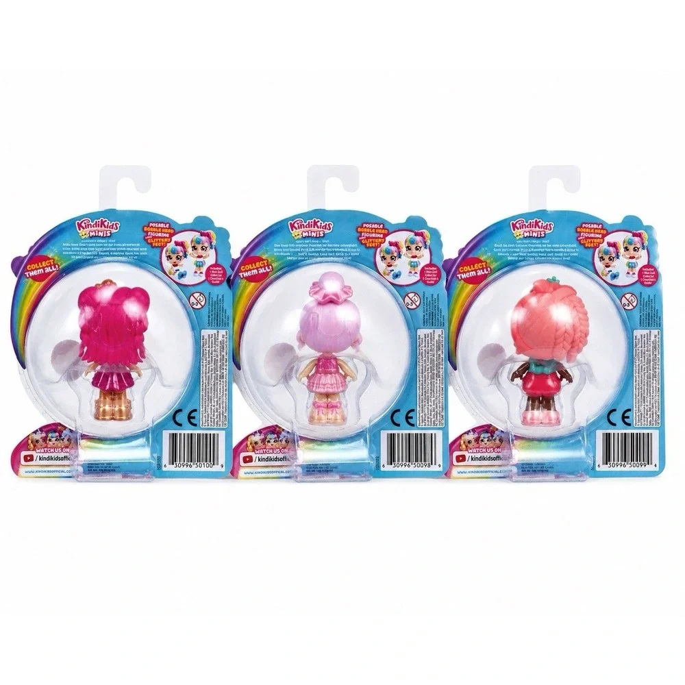 KindiKids Minis Lot Of 3 Dolls Set Lippy Lulu‎ Pirouetta Summer Peaches NIB